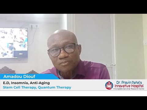 Anti-aging Stem Cell Therapy in India Video Testimonial – Amadou Diouf