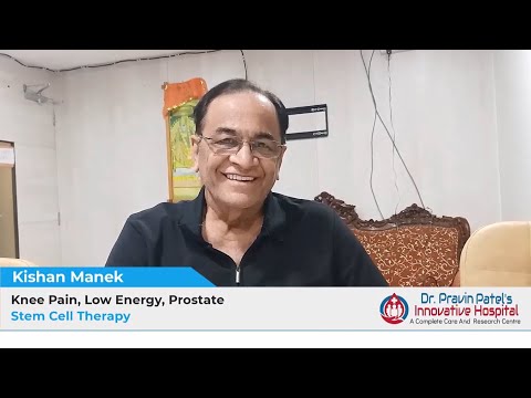 Stem Cell Therapy for Knee Pain in India Video Testimonial - Kishan Manek